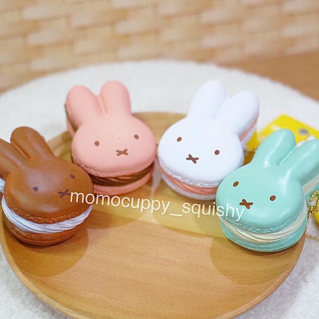 Macaroon Miffy Squishy ( Squishy Kelinci Macaroon Lucu dan Slow)