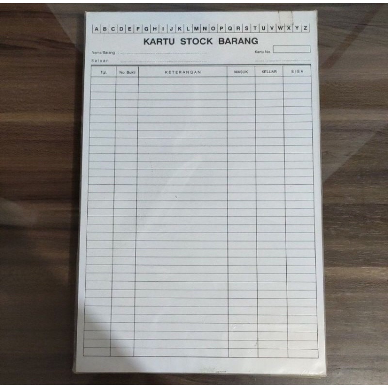 

KERTAS KARTU STOK UKURAN HVS / KERTAS KARTU STOK BARANG UKURAN FOLIO / KARTU STOK BARANG PEMBELIAN TOKO PER LEMBAR MURAH