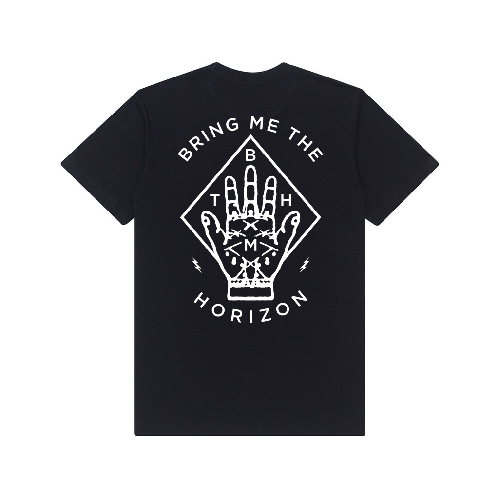 Kaos Band Bring Me The Horizon Baju Distro Musik Rock T-Shirt BMTH Pria Dan Wanita Original Murah