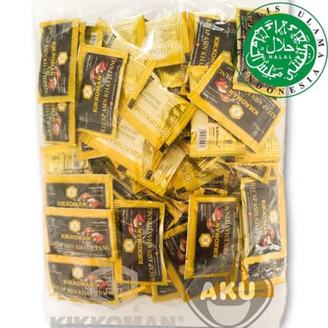 

Kikkoman Soy Sauce Sachet 5ml. kikkoman kecap asin sachet 5 ml isi 100
