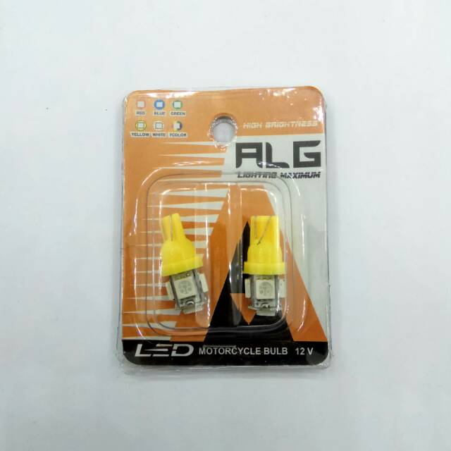 Lampu sen T10 led kuning