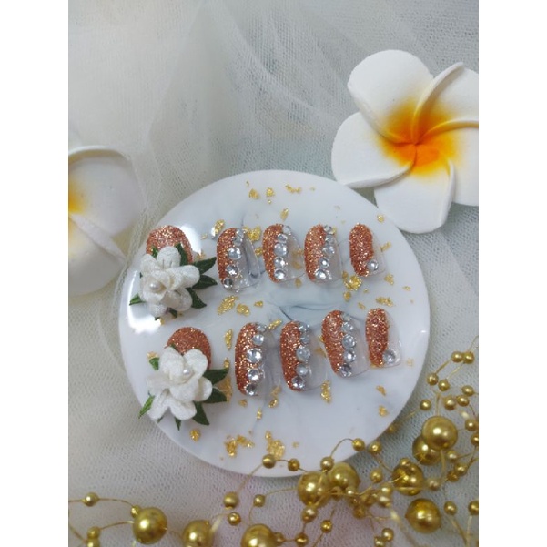 FAKE NAIL WEDDING 3D/KUKU PALSU 3D/SURAKARTA