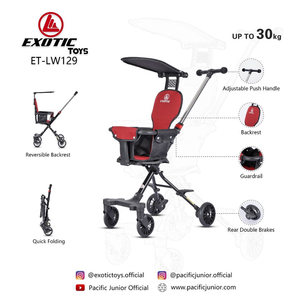 Exotic Stroller Baby Magic LW -129 / Kereta Dorong Bayi LW -129