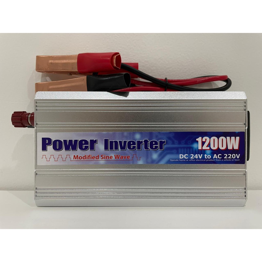 Power Inverter 1200 Watt 24 Volt / Inverter 1.200 W DC 24V to AC 220V