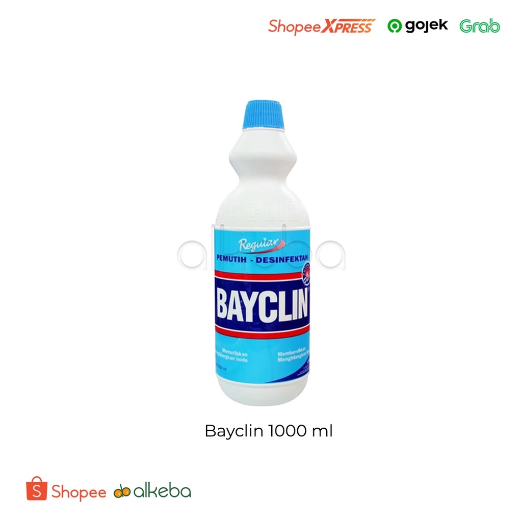 Bayclin Pemutih Pakaian 1000 ml Bleaching Kemasan Botol 1 liter