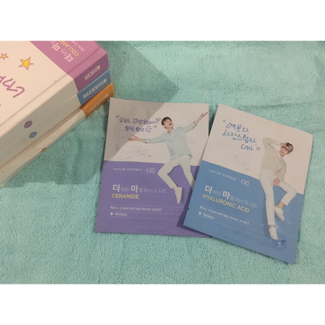 Sheet mask nature republic exo ver