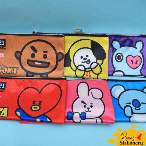 

Kotak Pensil / Pouch / Tempat Pensil BT21 Lucu Unik [1 Pcs]