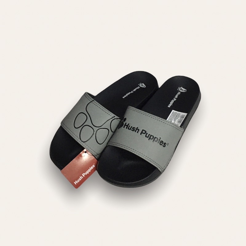 Hush Puppies Abu Abu Paw Slippers Sandal Selop Premium / Sandal Slides / Sendal Slop Karet Slip On A