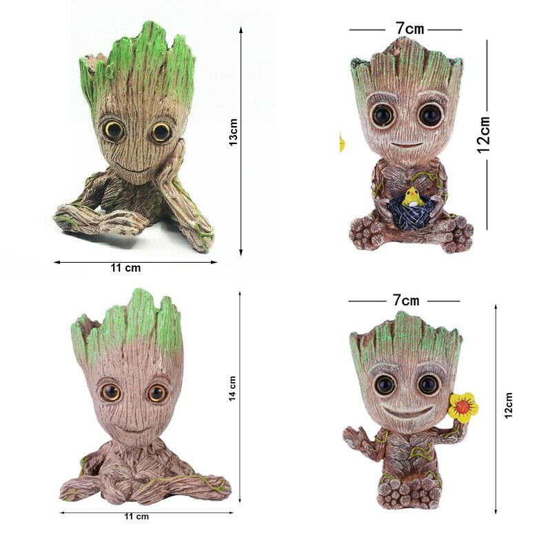 Baby Groot Hiasan Akuarium Decoration Aquarium Ornamen Air stone Batu