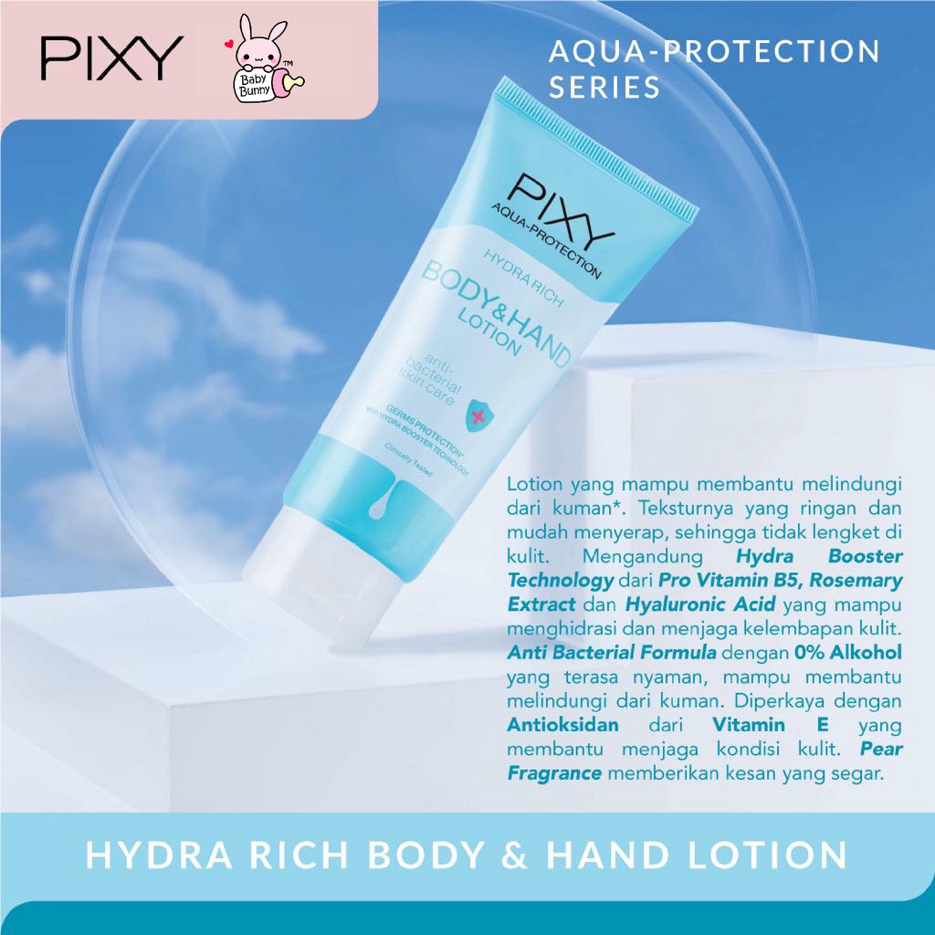 ❤ BELIA ❤ PIXY Aqua Protection Hydra Shield Body &amp; Hair  Mist | Hydra Rich Body &amp; Hand Lotion