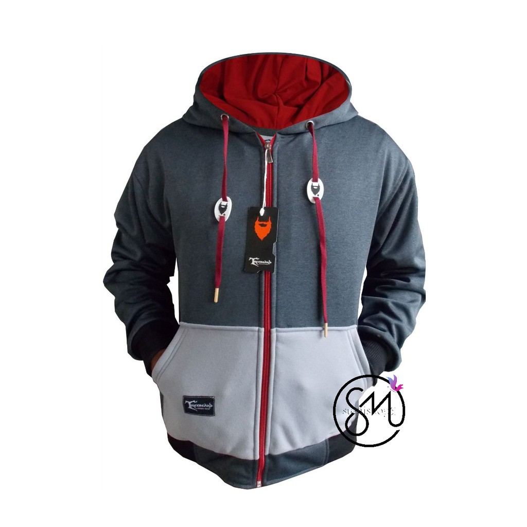 TERMURAH!! JAKET ZIPPER HOODIE 0RIGINAL TREEBREAD FREE GELANG