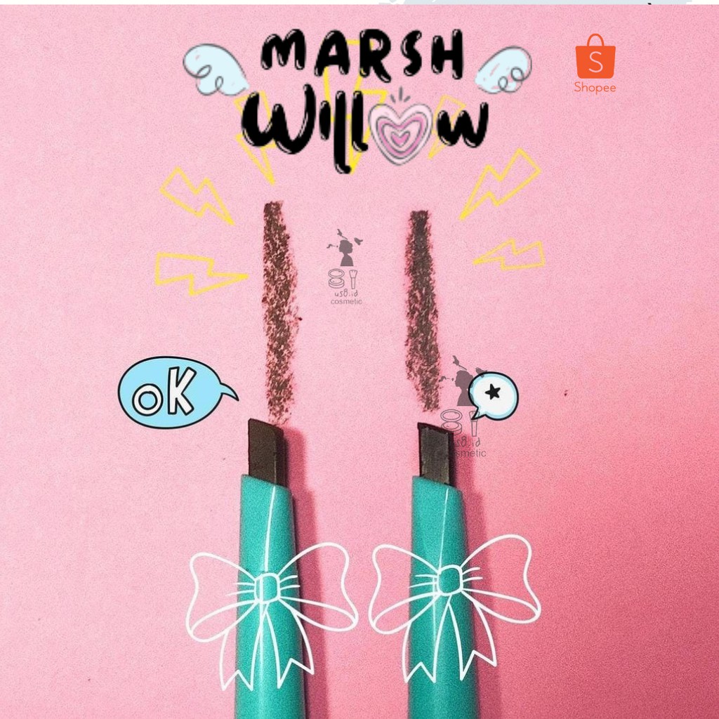 MarshWillow Brownlicious Eyebrow Pencil | Matic Eyebrow Pensil Alis by Natasha Wilona BPOM