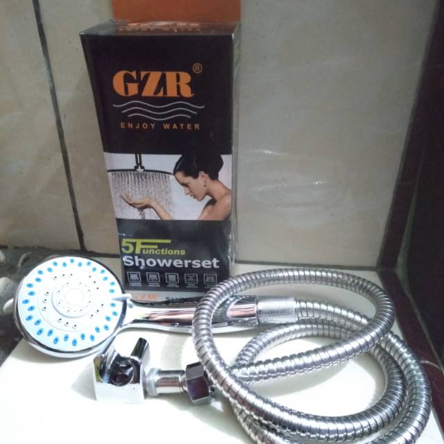 Hand shower mandi nekel 3 mode gzr