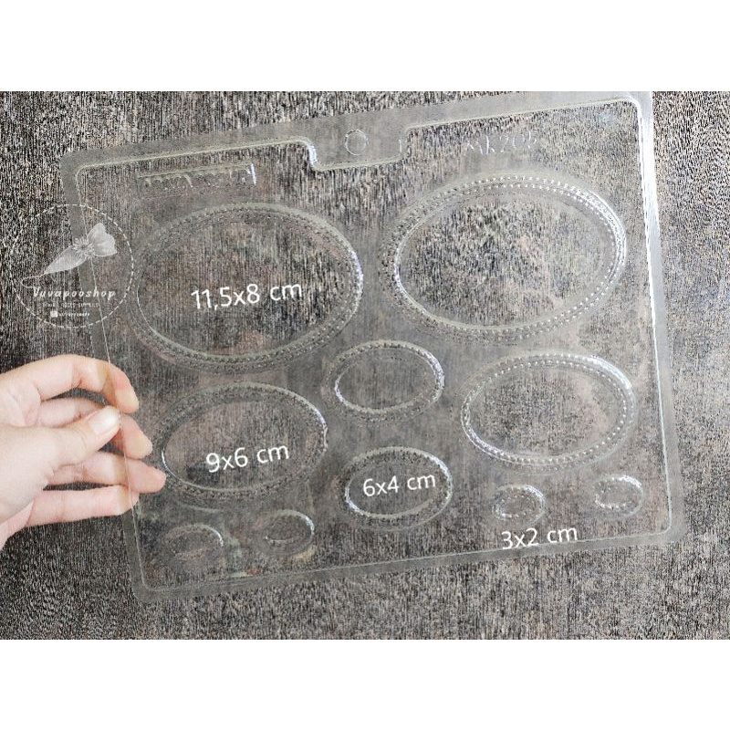 Mika Papan Coklat / Bingkai Coklat / Mika Cetakan Coklat / Cetakan Coklat Bingkai