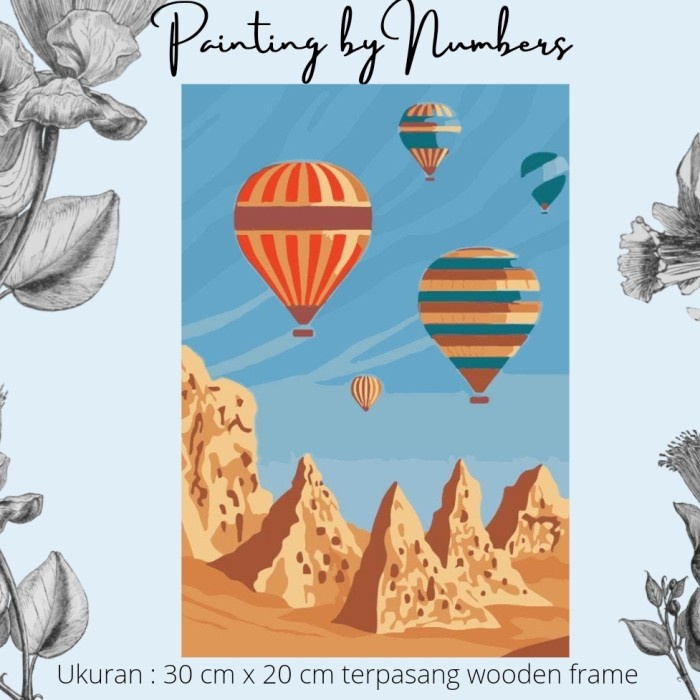 

Produk Terbaru Diy Painting By Number 30X20Cm Kerajinan Tangan - Cappadocia Potrait