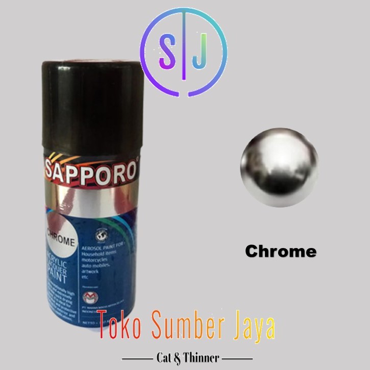 Cat Semprot Sapporo Spray Chrome