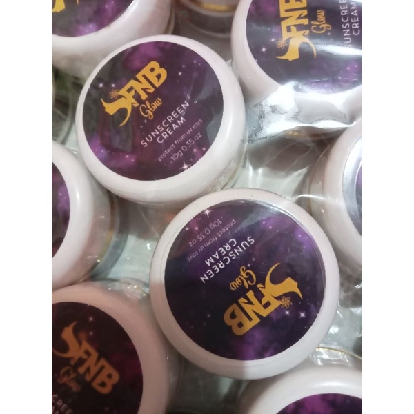 FNB glow sunscren cream
