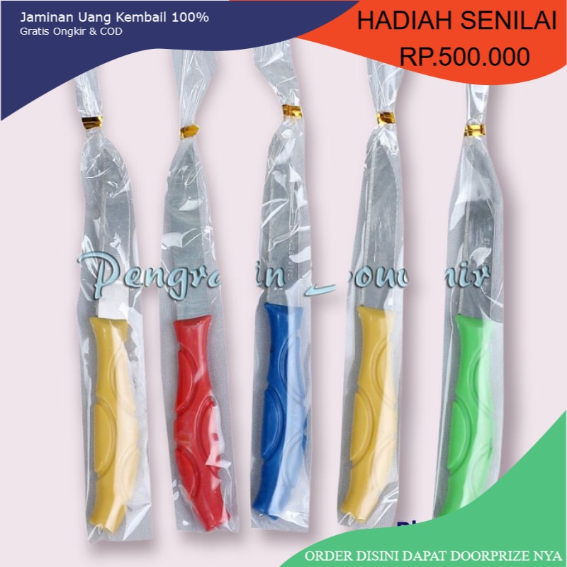 MURAH Souvenir Pernikahan Isi 100 pcs Souvenir Pisau Dapur Kecil Kemas Plastik Souvenir Nikahan Unik