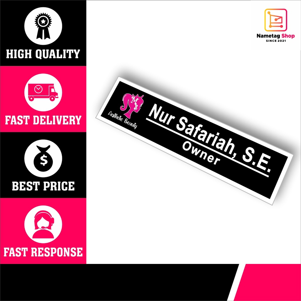 

Name Tag / Nama Dada / Papan Nama / Custom