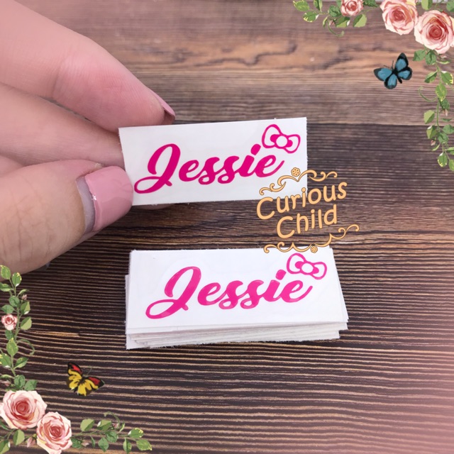 

Stiker label nama & stiker baju iron on i31 + f10