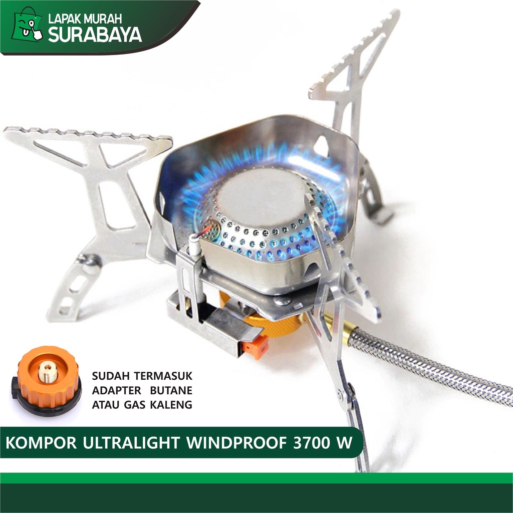 Kompor Ultralight Windproof daya 3700 W / Camping Stove UL / kompor Camping anti angin