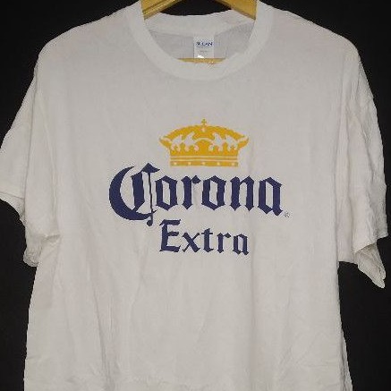 kaos putih corona extra