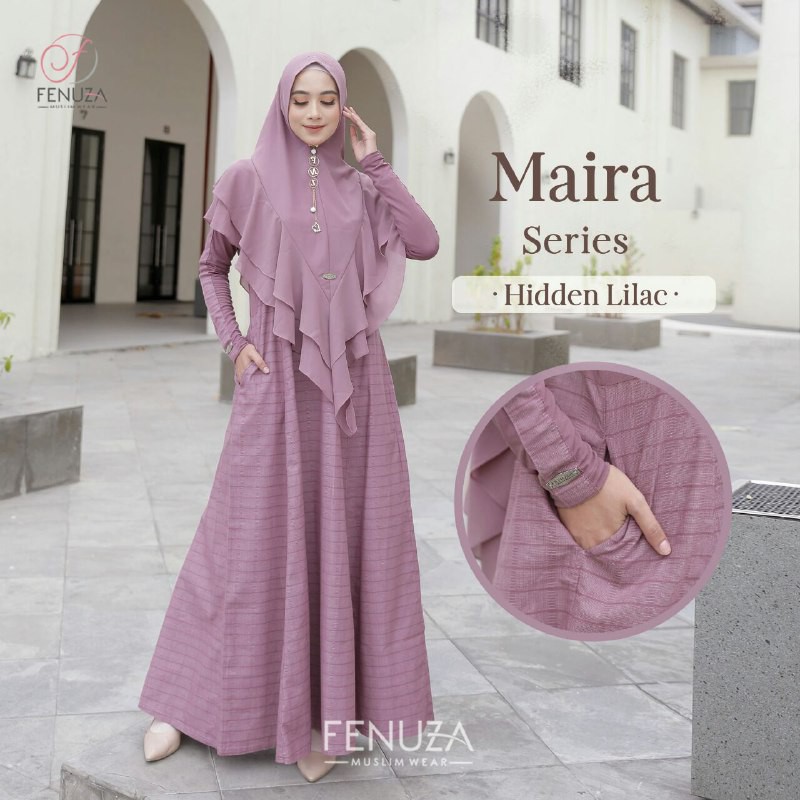 GAMIS MAIRA SERIES BY FENUZA | GAMIS MUSLIMAH | PAKAIAN WANITA MUSLIM