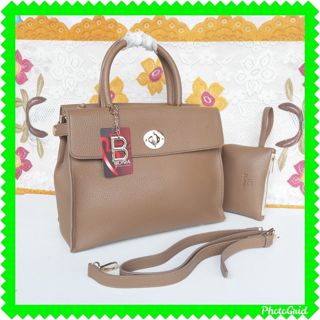 TERMURAH DAN TERLARIS TAS KANTOR WANITA TERBARU LAFANYA 107 BONIA FACE 2 FACE