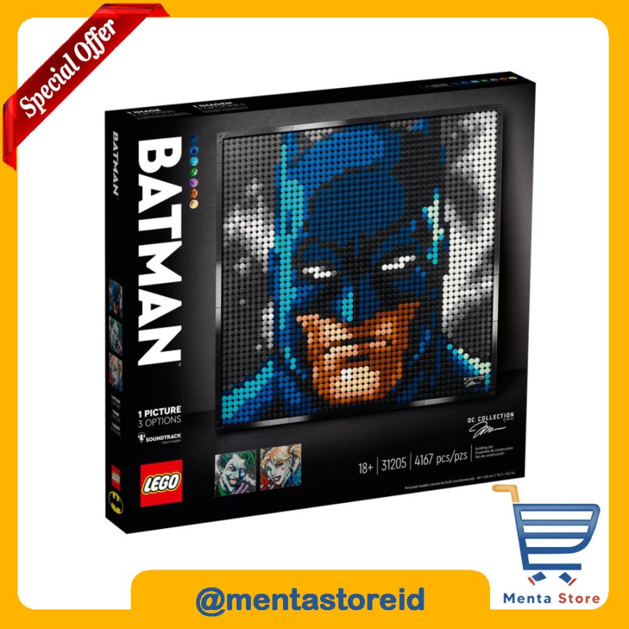 LEGO Art 31205 Jim Lee Batman Collection DC Harley Joker 3 Options