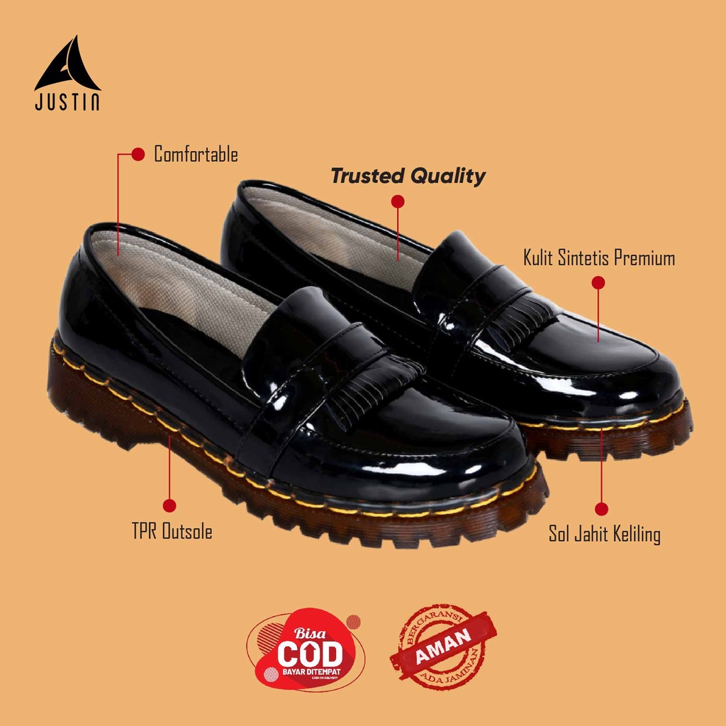 sepatu slip on wanita murah, sepatu loafers wanita murah, sepatu loafers perempuan, sepatu casual wanita, sepatu loafer cewek JH71~72