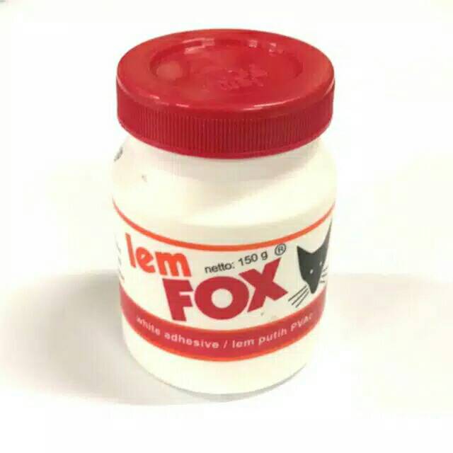 

Lem FOX Putih White Adhesive PVAC Kayu Kertas 150 Gr