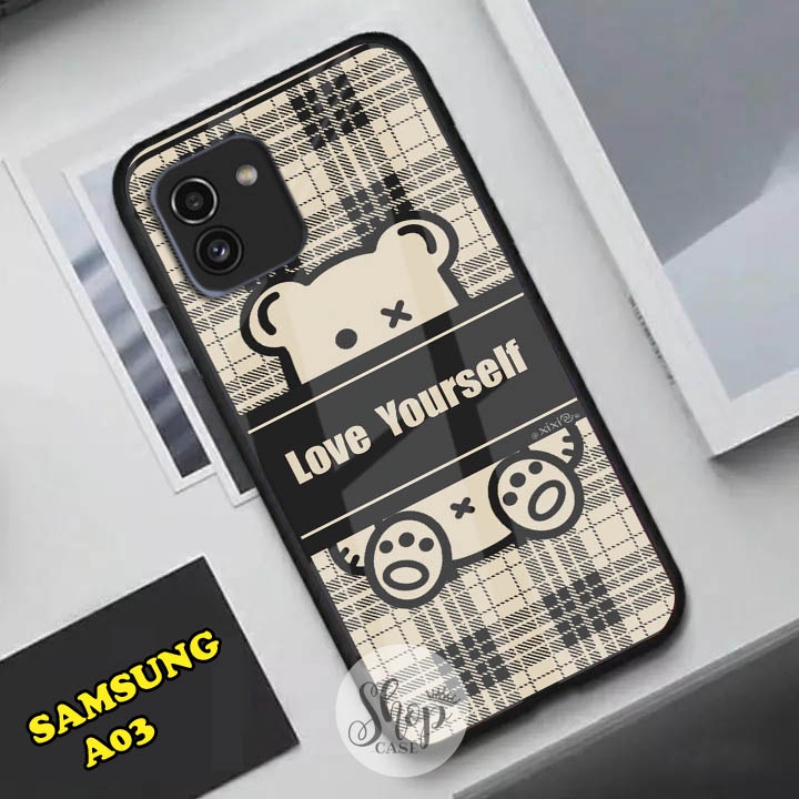 Softcase Glass Samsung A03 - Case Samsung A03 - Case Lucu - case Samsung A03 - kesing Samsung A03 - 