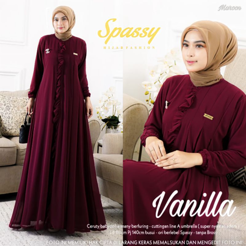 vanilla // Maxy Dress Ceruty babydoll armany by Spassy