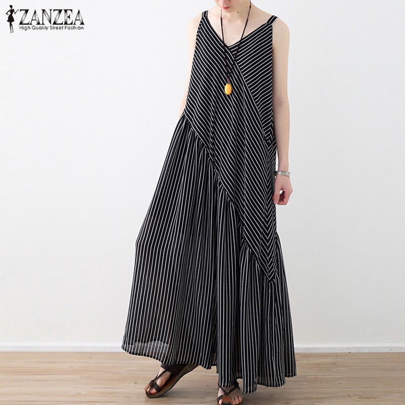 BAJU TAHUN BARU KEKINIAN MODEL CEWEK KOREAN KPOP LUCU SP/ ZANZEA Jumpsuit Wanita Tanpa Lengan dengan