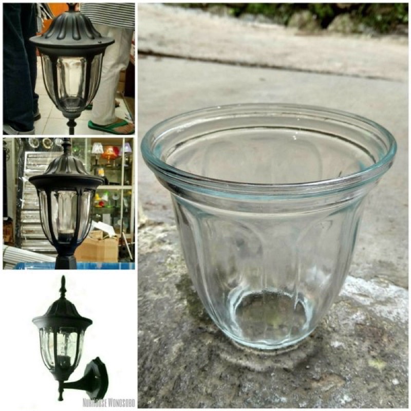 kaca lampu hias 5007 size S