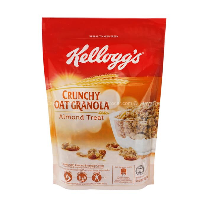

#HANDCARRY Kellogg's Crunchy Oat Granola Almond Treat 380g - UFOHCR2009