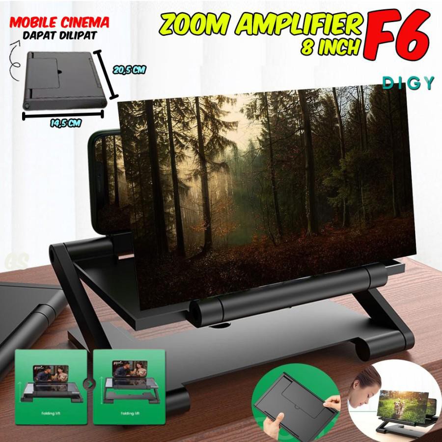 New Mobile Phone Video Amplifier Zoom F6 Pembesar Layar Hp Termurah