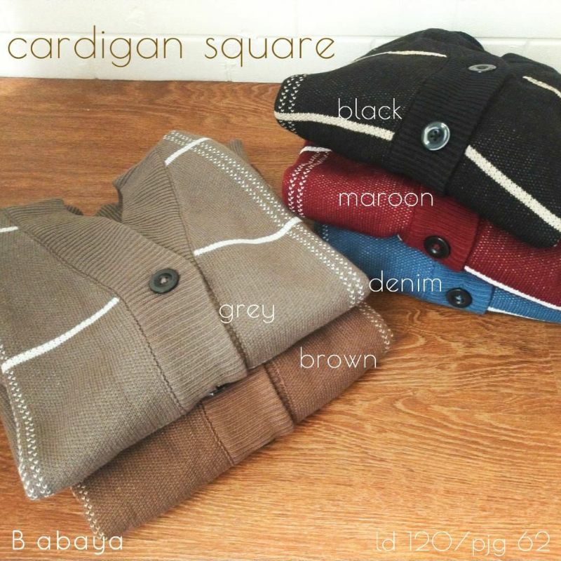 B ABAYA CARDIGAN SQUARE