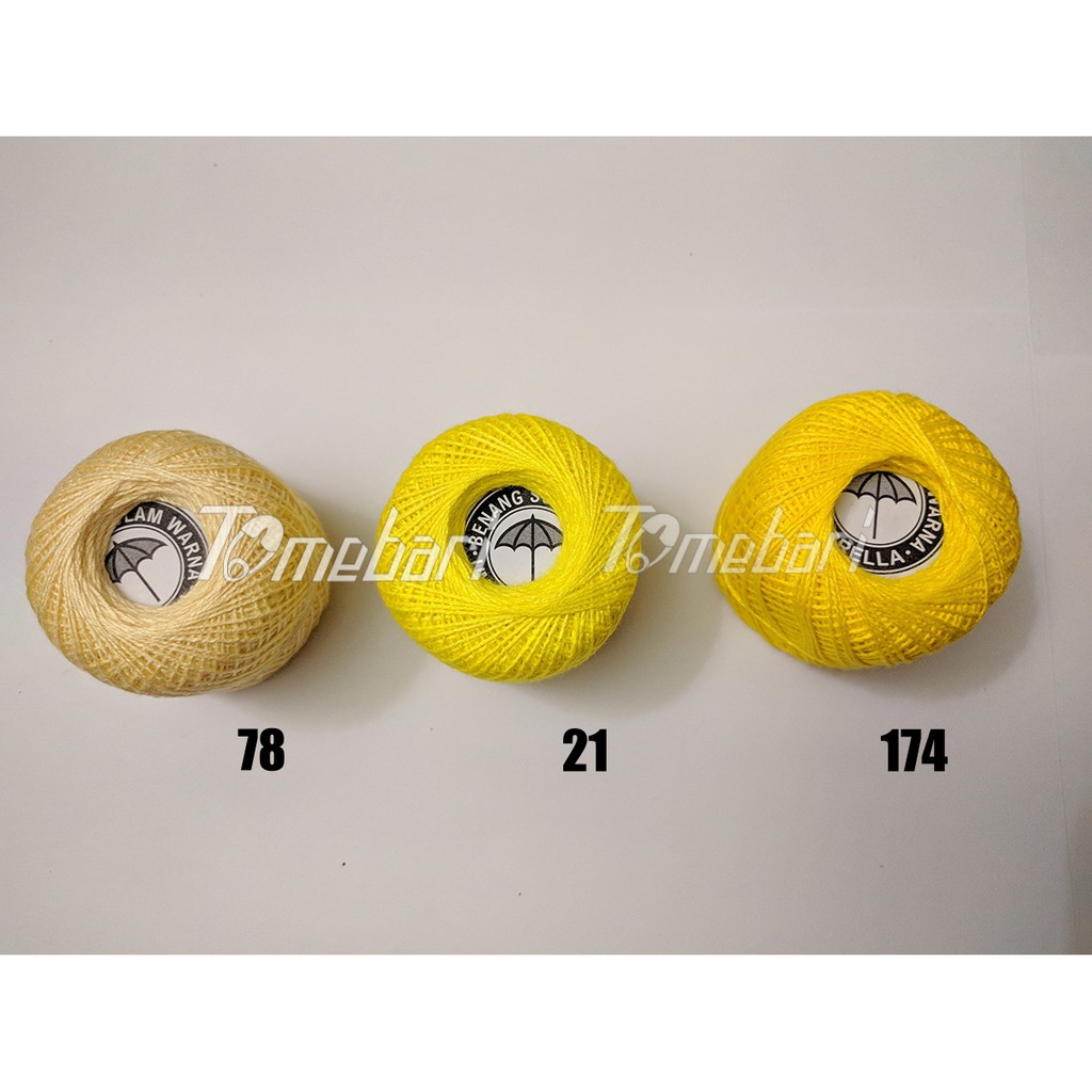 SERI  KUNING BENANG SULAM PAYUNG / UMBRELLA