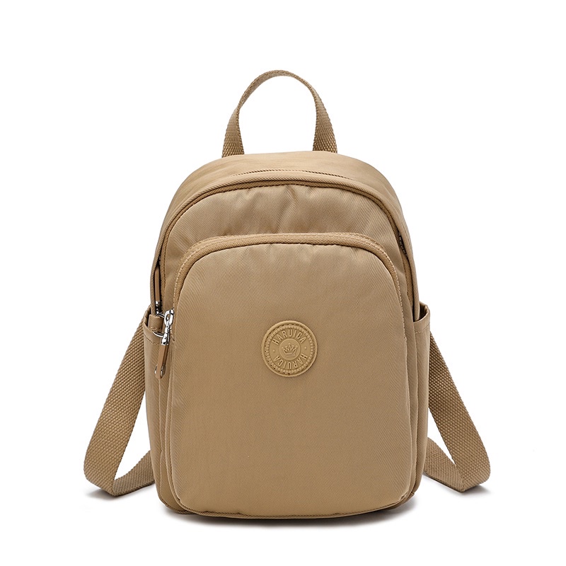 HARUICA BAG 80103 - 2in1 Ransel & Tas Selempang Wanita-True Brown