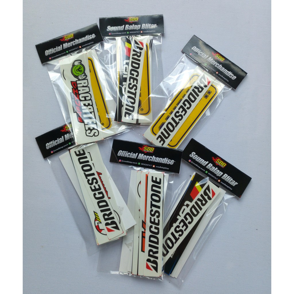 Stiker Racing  Pack Kecil / Stiker Motor / Sticker Honda - Ohlins Kawahara