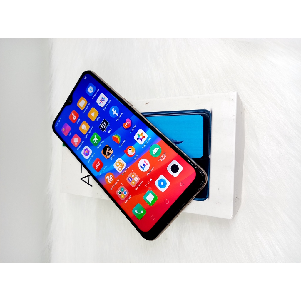 OPPO A7 4/64GB SECOND FULLSET hp seken bekas bisa cod banjarmasin keren murah BANJARMASIN