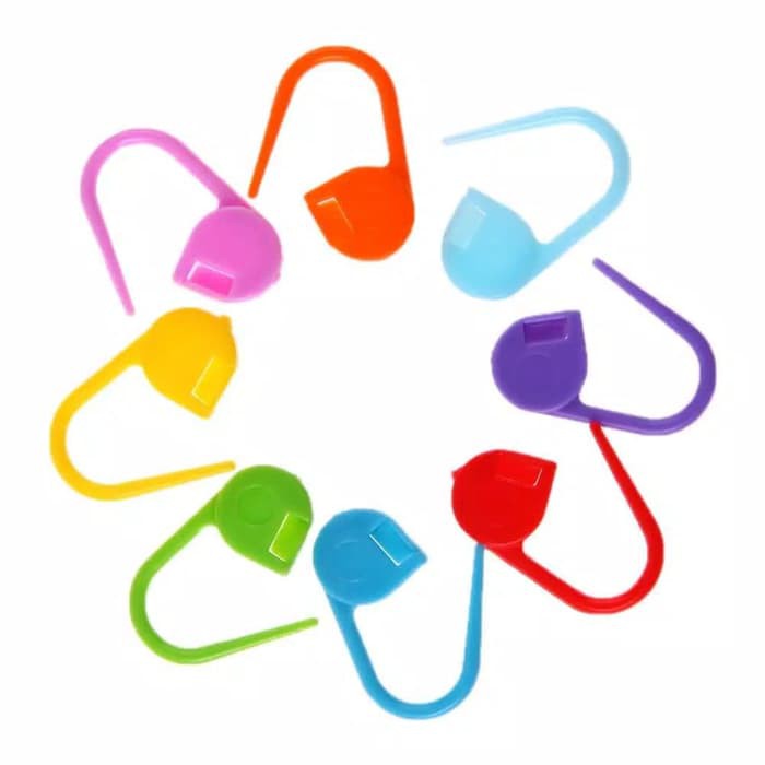 set penanda rajutan stitch marker knitting rajut full warna dan tempat