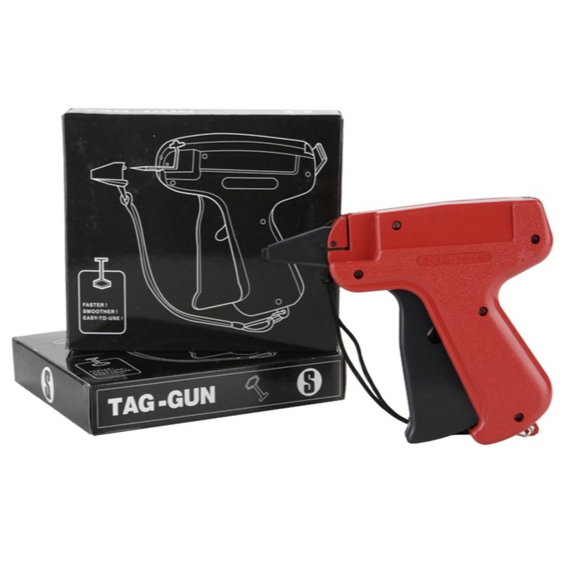 [PAKET HEMAT] Tag Gun/Tagging Gun/Alat Tembak Pasang Label + REFILL 5000 PCS warna Hitam