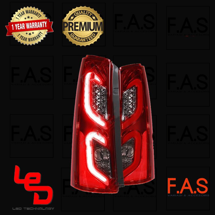 STOP LAMP - TOYOTA AVANZA 2004-2011 - VERSI 2 - LIGHT BAR - RED SMOKE
