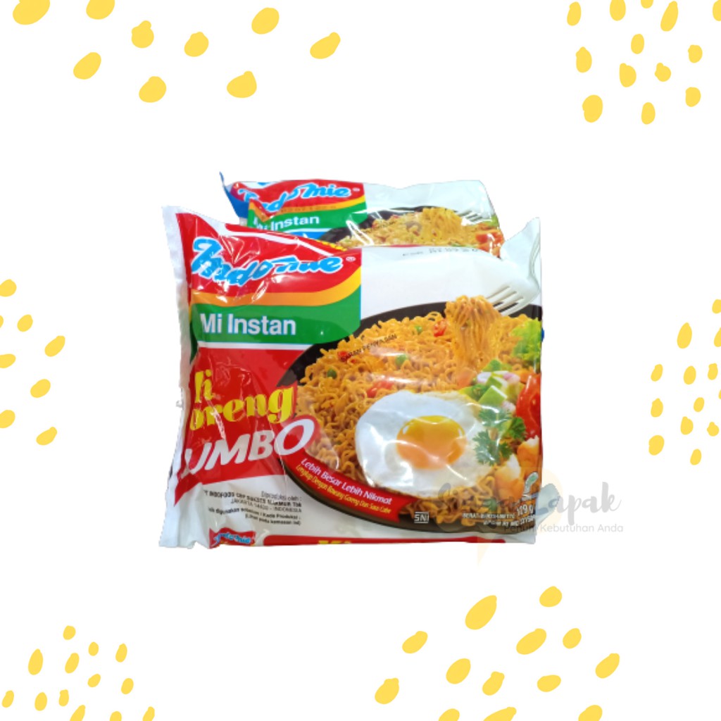 Indomie Goreng Jumbo Mie Instan 129gr