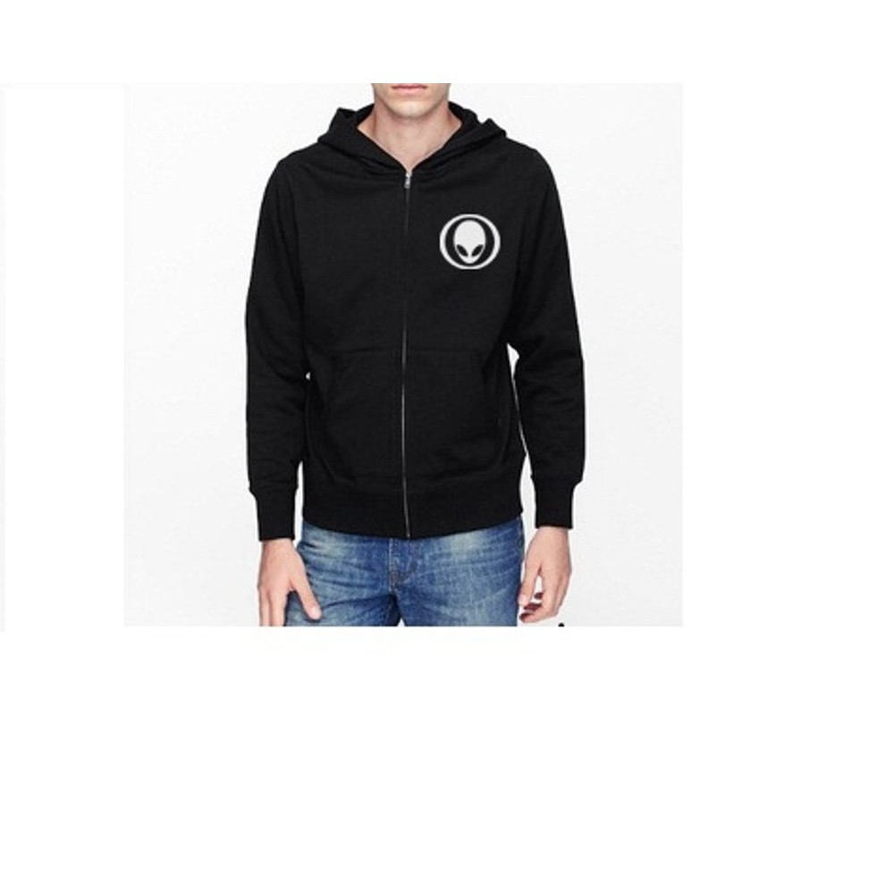 Jaket Zipper Hoodie Sweater Distro Alien
