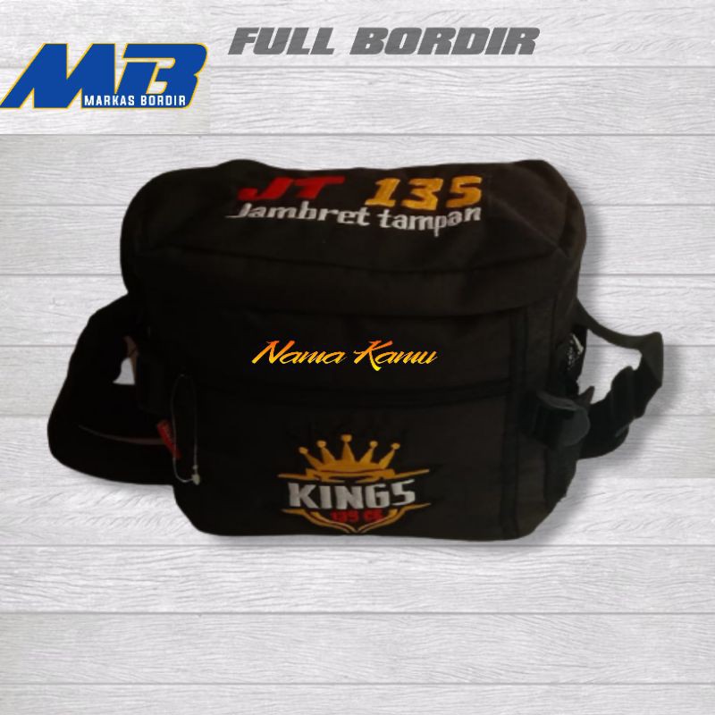 Tas Selempang -Tas Rx king- Tas Jambret Tampan-Free Bordir Nama Semau  Kamu