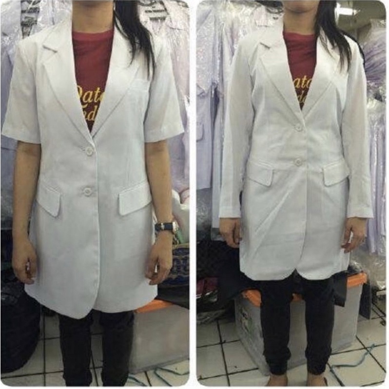 SNELI KOAS| JAS KOAS| BAJU KOAS| JAS LAB| WANITA LENGAN PENDEK/PANJANG Merk DUA SAUDARA 100% ORIGINAL