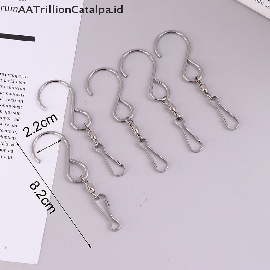 Aa Klip Kait Gantungan Bentuk S Trillioncatalpa Untuk Spinner Anginkeranjang Bunga
